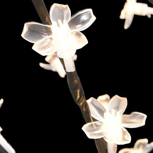 47.2 128 LEDs Cherry Blossom Christmas Tree Warm White Light, Decorate Home Garden, Spring, Summer, Wedding, Birthday, Christmas Holiday, Party, for Indoor and Outdoor Use