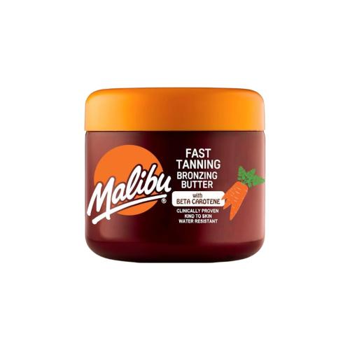 Malibu Sun Fast Tanning Gel, 10.1 Fl Oz, Deep Tan Accelerator with Carrot, Beta Carotene and Vitamin E, Tropical Coconut, Water-Resistant, for Outdoor and Sunbed Use, Made in UK