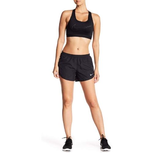 Nike Womens Dry Modern Tempo Running Shorts AJ4713 (Small, Black/Reflective Silver)
