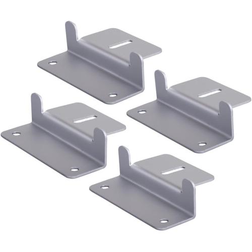 Renogy 2 Sets Solar Panel Mounting Z Brackets Lightweight Aluminum Corrosion-Free Construction for RVs, Trailers, Boats, Yachts, Wall and Other Off Gird Roof Installation, 2 Count