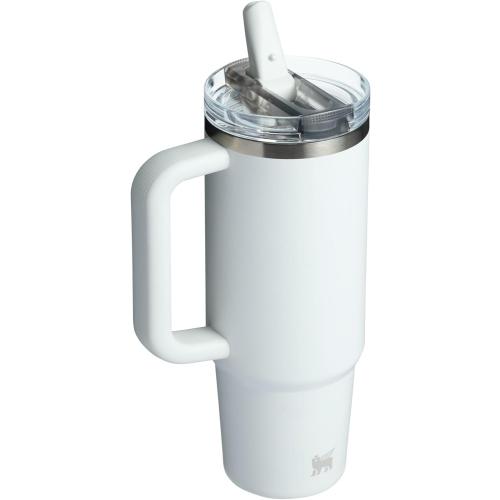 STANLEY Quencher ProTour Flip Straw Tumbler with Leakproof Lid 30 oz | Built-In Straw and Handle | Cup Holder Compatible for Travel | Insulated Stainless Steel Cup | BPA-Free | Frost ‼️mild stains on the outside of the cup‼️