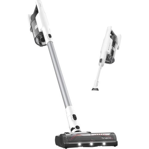 Tineco A20 Cordless Stick Vacuum Cleaner, Powerful Suction, 3 Modes for Multi-Level Messes, 1L Larger Dustbin, Ergonomic Dual-Handle Design, Wall-Mount Dock, LED Headlight