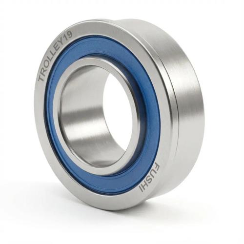 4 Pcs Blue Sealed Flanged Ball Bearings ID 3/4 x OD 1-3/8, Applicable Lawn Mower, Wheelbarrows, Carts & Hand Trucks Wheel Alternative to 532009040, AM118315, AM127304, 10513, 251210 Etc