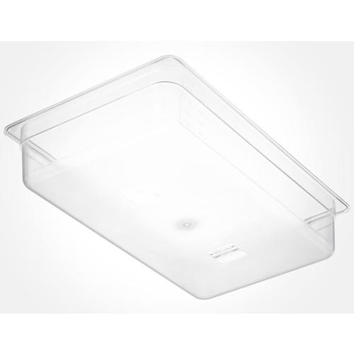 CURTA 6-Pack Full Size 4 Deep NSF Polycarbonate Food Pans | Dishwasher & Freezer Safe Clear Container for Prep Tables, Buffet, Salad Bar, Commercial & Home Kitchen