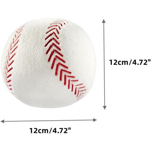 H&W Baseball Teddy Boys, Shatterproof Baseball Sports Themed , Gift for Kids