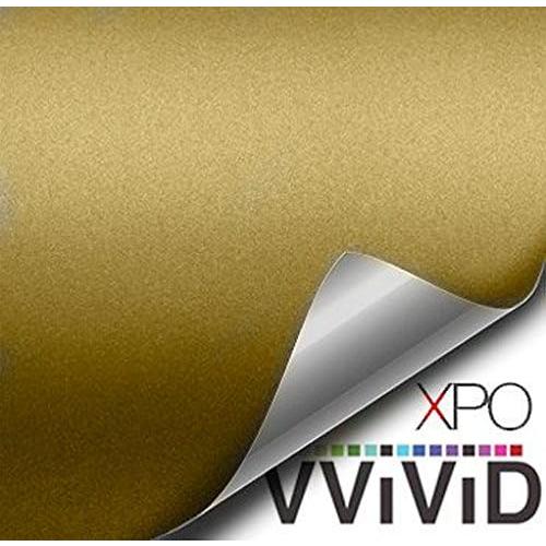 VViViD Matte Metallic Pearl Gold Vinyl Wrap Roll with Air Release Technology (3ft x 5ft)