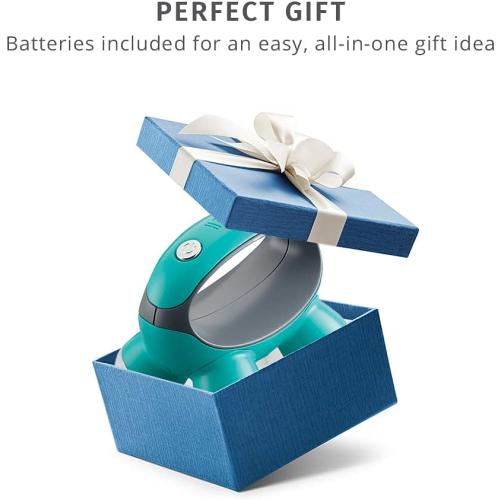 HoMedics, Quatro Mini Hand-Held Massager with Hand Grip, Battery Operated Vibration Massage, 4 Massage Nodes, Powered by 2 AAA Batteries (Included), Assorted Colors