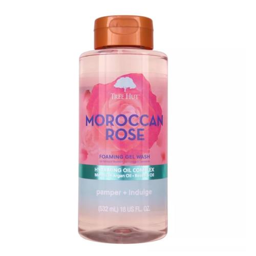 Tree Hut Moroccan Rose Shea Sugar Scrub, Exfoliating & Hydrating Body Scrub with Shea Butter & Essential Oils, Smooth & Soften Skin, Holiday Gift & Stocking Stuffer, 18 oz