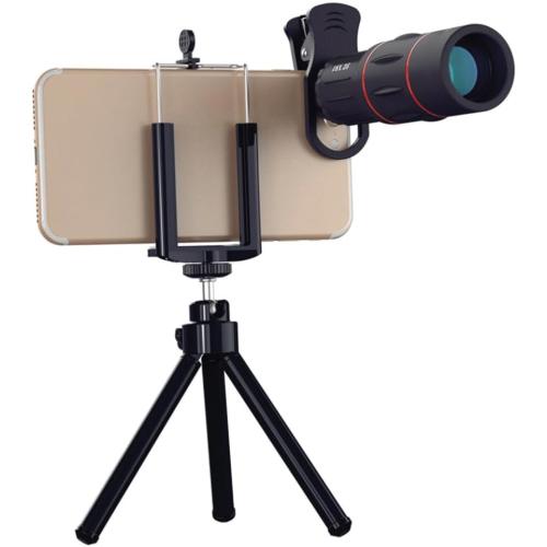 Outanaya Telephoto Lens for Smartphone Monocular Cell Phone Lens with Tripod and Patch for Enhanced Photography Compatible with Smartphone Models