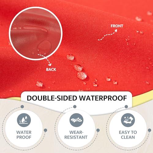 Size 16x16x3 Color Grey mudilun Outdoor Chair Cushions Set of 2 16x16x3 Inch Waterproof Patio Chair Cushions with Handle & Straps Outdoor Seat Cushions for Patio Furniture Garden Sofa Swing Wicker Chair Cushion