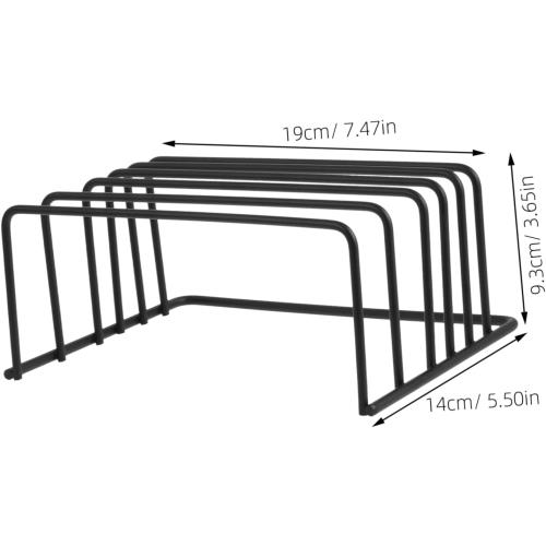 2pcs Kitchen Pot Rack Holder Dish Drying Rack Container Lid Organizer Pan Cover Bakeware Storage