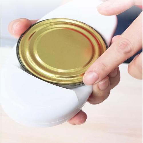 New Upgrades Auto Electric Can Opener，Open Your Almost Any shape of Cans with A Simple Press of Button - Automatic,Hands Free, Smooth Edge, Food-Safe, Battery Operated (Green)