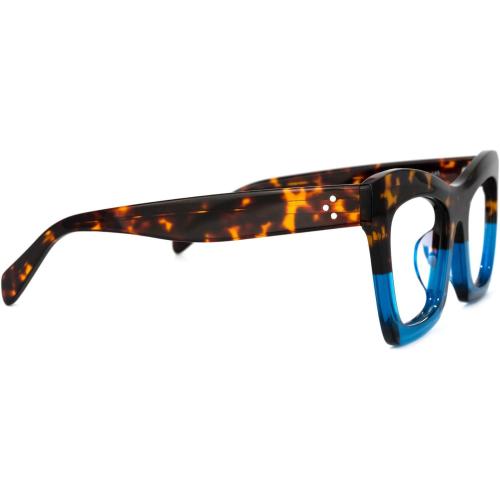 VOOGLAM Stylish Rectangle Blue Light Blocking Glasses for Women Anti Eyestrain Dry Eyes Eyewear Sienna