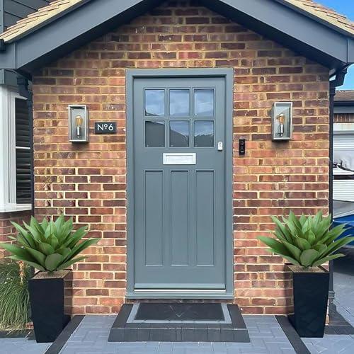 28 inch Artificial Agave Plants, Large Size Fake Succulent Plant, Faux Succulents Stems for Outdoor Indoor Home Decor (Set of 2)