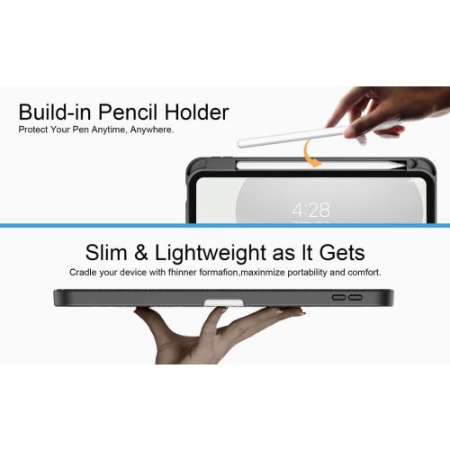 Rotating Case for iPad mini 5 2019/Mini 4 2015 (5th/4th 7.9 inch), Folding Smart Case Stand Shockproof TPU Cover with Pencil Holder Auto Sleep/Wake for Women Girl, Flower Hummingbird