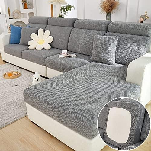 Magic Sofa Covers Magic Sofa Couch Covers 2024 New Wear-Resistant Universal Sofa Cover Stretch for Sectional Slipcovers (Texture-Gray,Large Single Seat Cover)