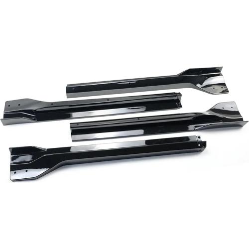 Car Side Skirt Extension Splitter A Pair Compatible For Jeep Grand Cherokee SRT/SRT8/Trackhawk 2012-2021 Plate Lip Bumper Winglet Body Kit(Wet Carbon Fiber)