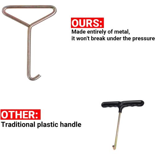 5.5inch/6.5inch/7inchTrampoline Springs Heavy Duty Stainless Steel Replacement Trampoline Replacement Parts, Weather-Resistant, Includes Tool and Gloves, Universal Trampolines Spring Tool