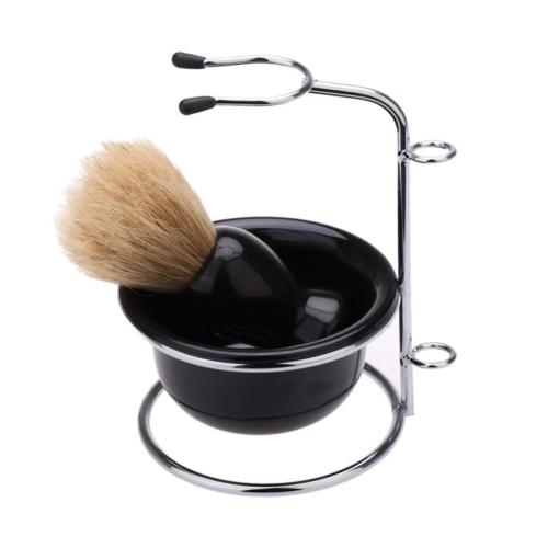 Mikinona Safety Razor Kit for Men Shaving Sets Razor Kit Shaving Brush Stand Bowl Mens Present Set