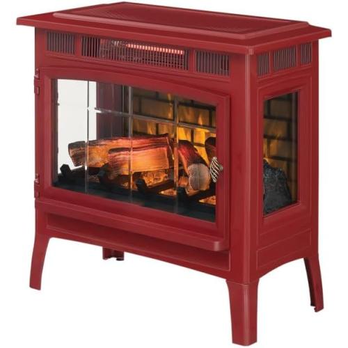 duraflame Freestanding Electric Fireplace Stove Heater with 3D Flame Effect for 1,000 Sq. Ft. Cinnamon