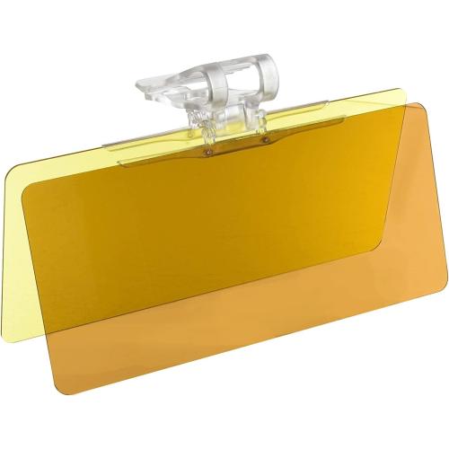 Hd Vision Visor -Day Night Reduces Blinding Glare Safe Driving Sun Protection Enhances Color Clarity Contrast