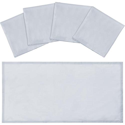 Hortsun 4 Pack Fluorescent Light Covers 4 x 2 Feet Magnetic Light Cover for Drop Ceiling, Fluorescent Ceiling Shade Filters for Office Classroom Home Hospital Decor(Gray)