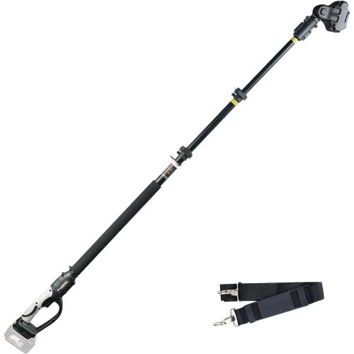 Extendable Pole for Cordless Electric Pruning Shear, Telescopic Pole 4.2-8.2 ft Extension for Gardening Tree Pruner Extended Cutting Reach for Professional Battery Secateurs Heavy Duty