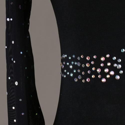 Latin Dance Dresses for Women Strapless Modern Salsa Competition Costume Rhinestone Tango Ballroom Performance Clothes