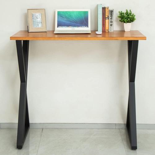 Table Legs 40 inch Set of 2, Bar Height Counter Metal Steel Tall Desk Base Steel for Kitchen Living Room or Outdoor (24W x 39.4H)