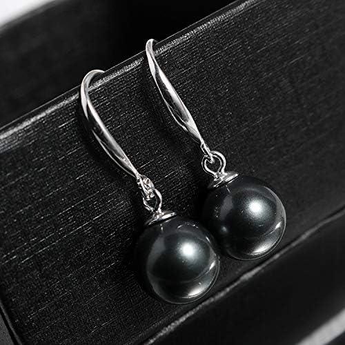 10mm Ocean Pearl Dangle Earrings Natural Shell Beads Drop Earrings Fashion Jewelry for Women