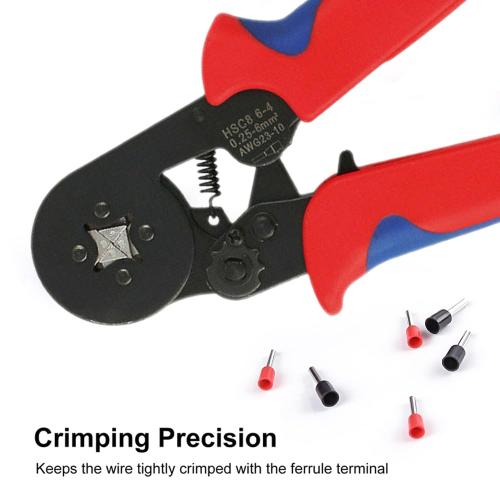 Ferrule Crimp Tool Kit, Wire Ferrule Crimper AWG 23-7 (0.25-10 mm²) with 1200PCS Ferrule Connectors Wire Ends Terminals