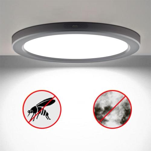 7 Inch Small LED Flush Mount Ceiling Light Dimmable,5000k Daylight Ultra Slim Round Flat Panel Ceiling Light Fixture,Modern Ceiling Lamp for Closet,Kitchen,Bathroom,Hallway(1 Pack)