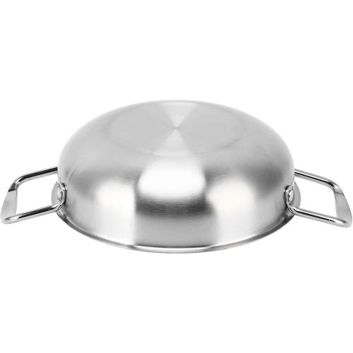 Korean Ramen Pot, Stainless Steel Ramen Cooking Pot with Double Handles Korean Ramen Noodle Pot for Soup Noodle Pasta, Compatible with Gas & Induction Cooktops (26cm)