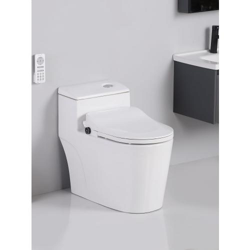 Bidet Toilet Seat,Smart Toilet Seat with Remote Control,Electric Heated Seat,Warm Water Washing,Warm Air Dryer and Multiple Spray Modes for Women Men Pregnant or Elderly People,Elongated