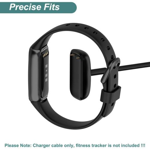 Charger for Fitbit Charge 5 / Charge 6 / Luxe, Replacement Charging Cable Cord Accessories for Fitbit Bands (2-Pack, 3.3ft/1m)