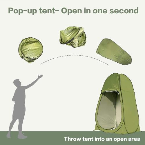 Premium Pop-Up Privacy Tent for Outdoor Showering, Changing, and Personal Use – Lightweight, Quick Setup, Compact Foldable Design
