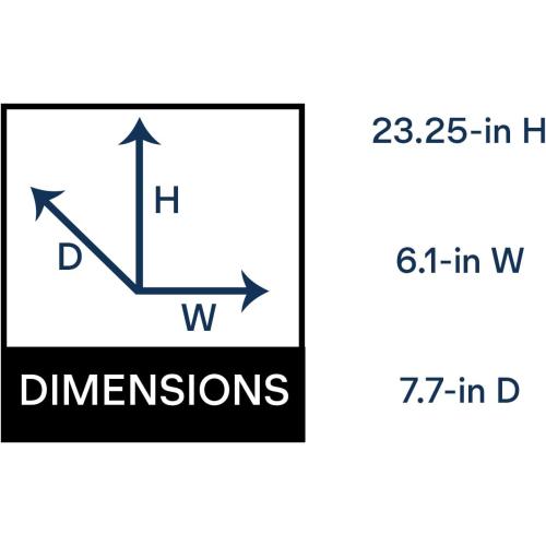 DeLonghi 1500w Ceramic Digital Tower Heater made with recycled materials and packaging, remote, ECO, oscillation