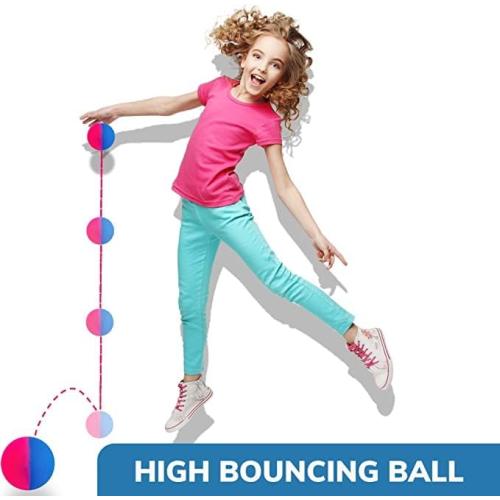 Entervending Huge Rubber Balls for Kids - ICY Bounce Balls - 75 mm