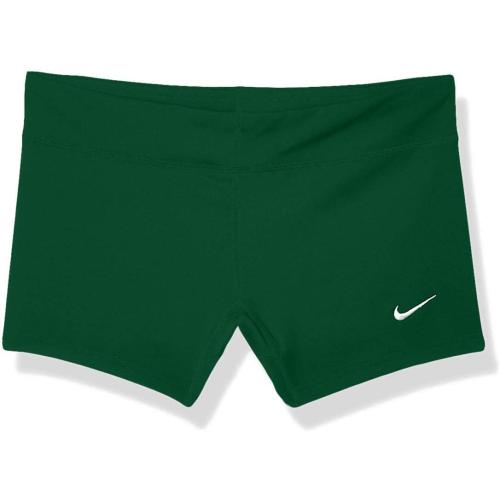 Size XL.. Nike Performance Women's Game Volleyball Shorts (Team Dark Green/Team White, 108720-341)
