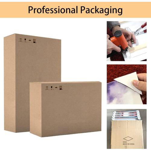 Pacimo Canvas Art Wall Decor Geometric Gold Green Pictures Strokes Abstract Shapes Illustrations Painting Prints on Canvas 3 Pieces Modern Artwork Stretched and Framed Ready to Hang - 12 x 16 x 3