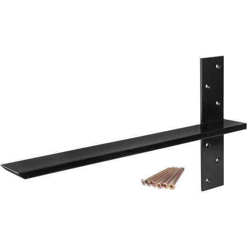 （2-Pack） Free Hanging T Shelf Bracket, Solid Heavy Duty Steel Knee Wall Hidden Granite Countertop Support Floating Bracket Hardware, Universal ,20 Inch , DIY Projects , Screws Included