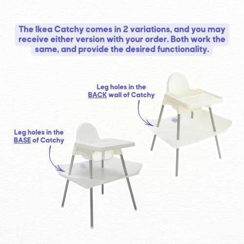 CATCHY - Food Catcher - Compatible with IKEA Antilop High Chair   11 Other High Chairs - Highchair Sold Separately - Baby & Toddler Food & Mess Catcher - Under High Chair Accessory | High Chair Food Catcher - High Chair Sold Separately - Baby & Toddler Food & Mess Catcher - Under High Chair Accessory