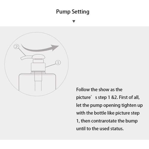 Pump Bottle, Refillable Plastic Empty Lotion Soap Dispenser Liquid Container for Bathroom Shampoo and Body Wash, 15oz/450ml Clear 2 Pack