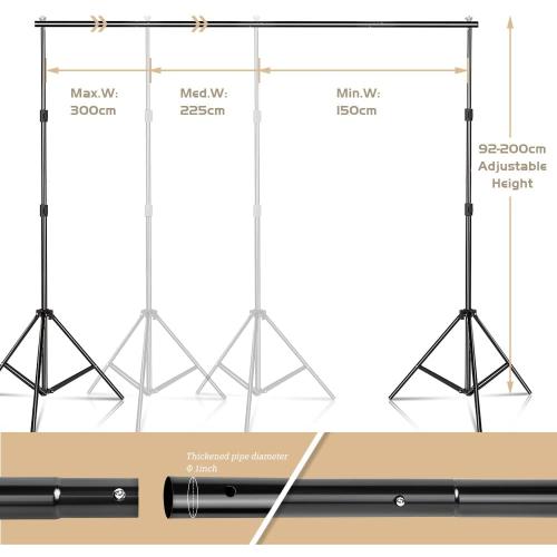 Photography Lighting Kit, Softbox Lighting Kit with Photo Backdrop for Product Photography, Portrait photography, Video Shooting Photography