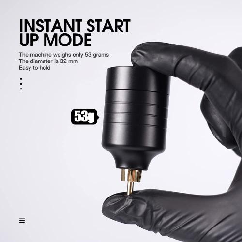 Dragonhawk Cartridges Tattoo Gun Machine Kit - S12 Corded/Cordless Rotary Pen with 2 Rechargeable Batteries Complete Tattoo Kit for Beginners