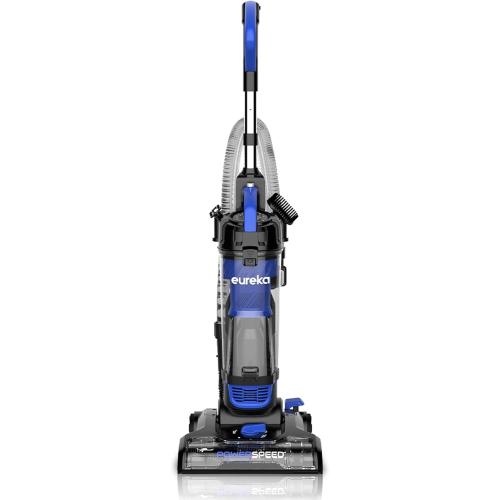 Eureka Lightweight Powerful Upright Vacuum Cleaner for Carpet and Hard Floor, PowerSpeed, New Model,Blue,black/New Model