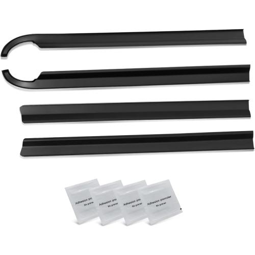 Bronco Rain Guard Window Visor Wind Deflectors for Bronco Accessories 4-Door 2021 2022 2023 Smoke Tint Premium Series Sun Rain Guards Compatible with Bronco 6th Gen.4-Door (4PCS)