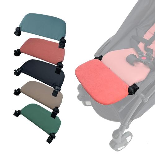 Stroller Leg Rest Compatible with Babyzen YOYO - Foldable Stroller Without Disassembly - Extend 6.2 inch Easy to Attach & Clean, Soft Fabric (Ginger Pink)
