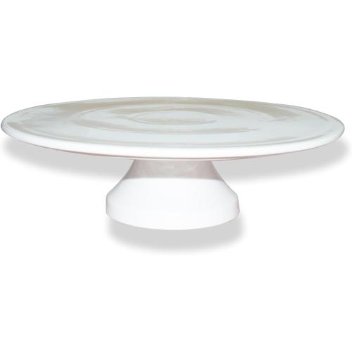 Porcelain Cake Stand for Wedding Chip-Resistant Pedestal Dessert Display with Dome Easy to Clean (12 Inch)