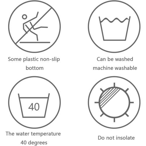 Laundry Room Long Mat Area Rug Non-Slip Floor Mat Waterproof Farmhouse Carpet for Kitchen 40 x 20(Black-3)